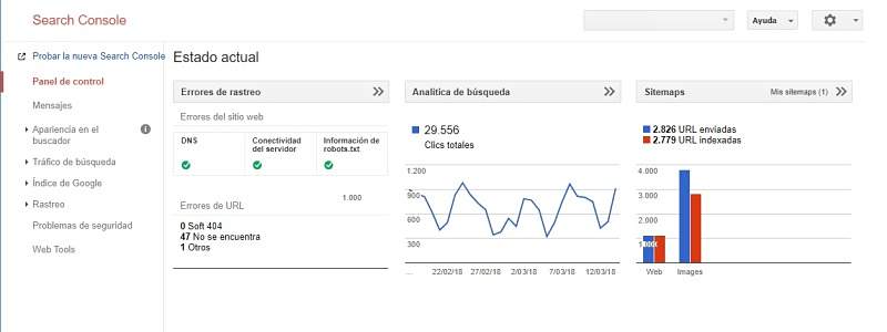 google search console webmaster tools seo