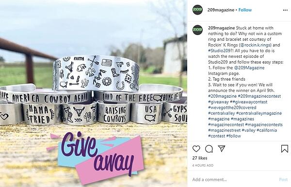 social media contest example