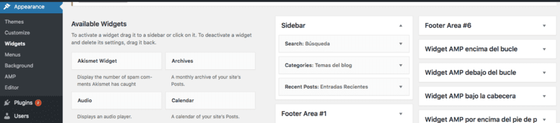 what is a widget in wordpress?