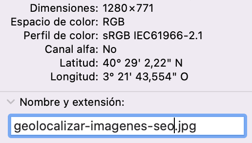 Sample Name For Geopositioning Images