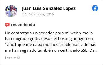 Review of Hosting de Juan Luis Gonzalez
