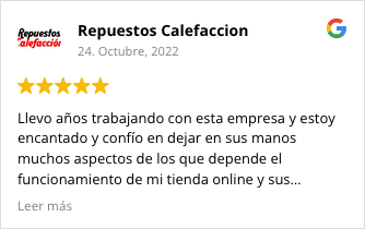 Store Review Repuestos Calefaccion