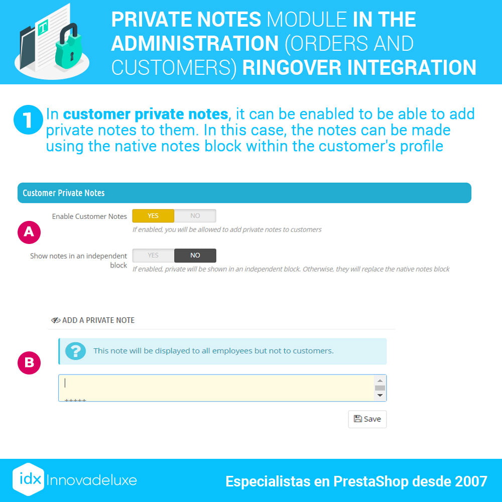 Administrator's Private Notes Module + Ringover Integration 1
