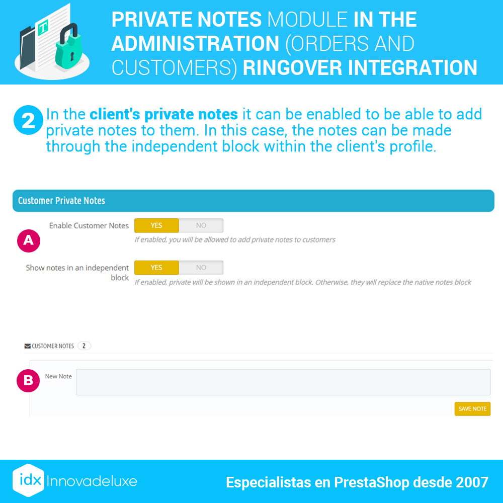 Administrator's Private Notes Module + Ringover Integration 2