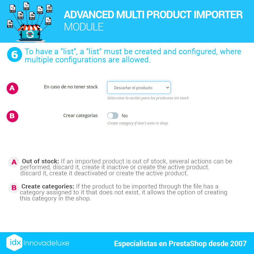 Advanced Multi Importer Product Module 7