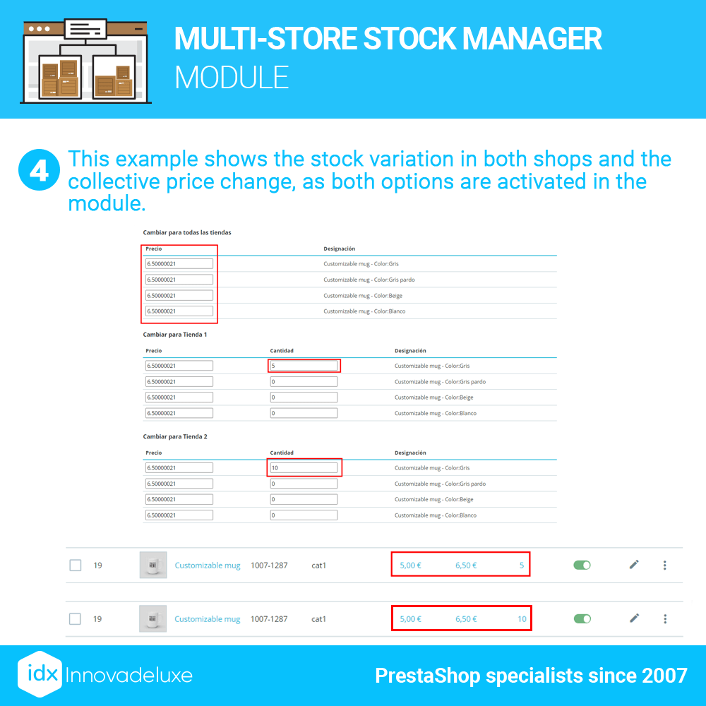 Multi Store Stock Manager 4