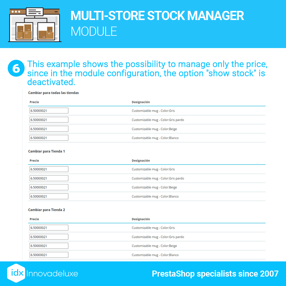 Multi Store Stock Manager 6